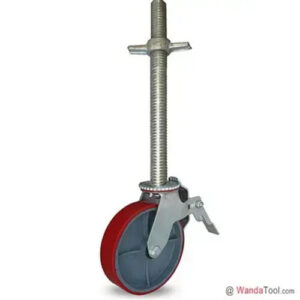 SCAFFOLDING POLYURETHANE WHEEL WITH JACK